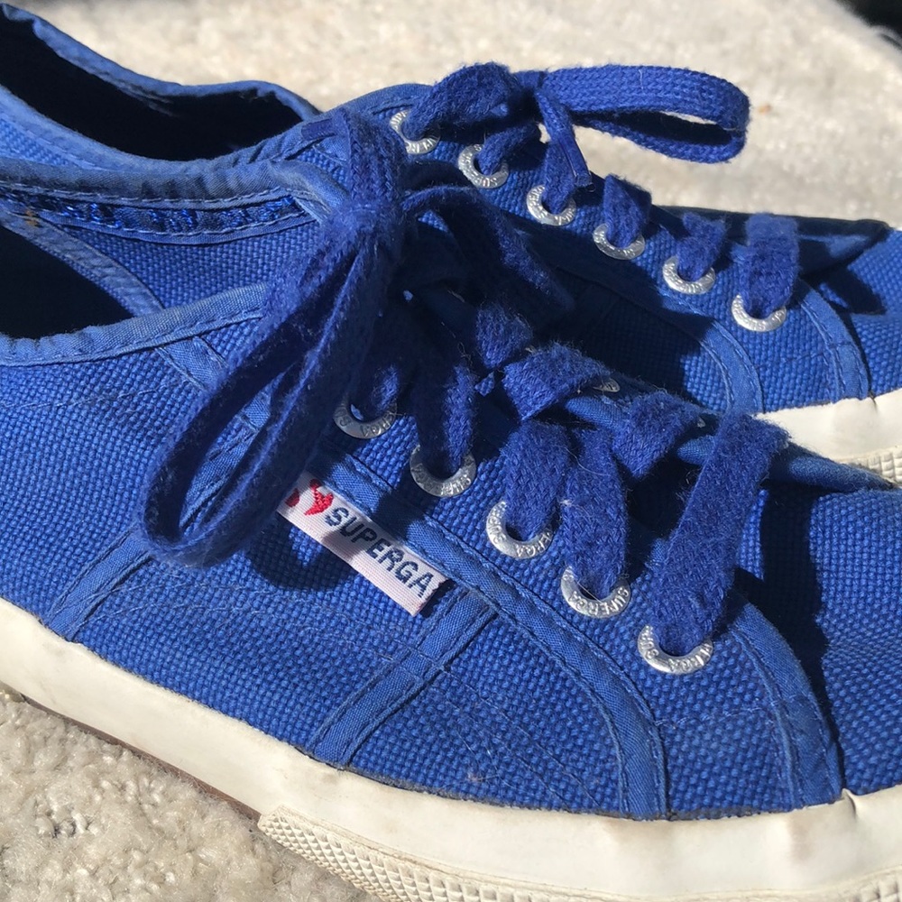 Blue Superga Low Top Sneakers 🦋🐟🌎💎🧿